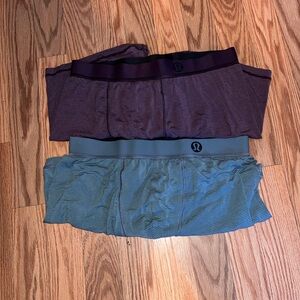 lululemon Striped Boxer Briefs - Purple and Blue